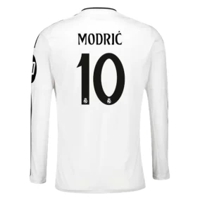 Modrić Real Madrid Hjemmebanetrøje 2024/2025 Langærmet